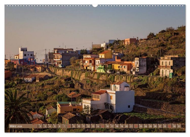 Produktbild: La Gomera Sonne, Meer und Vulkane (Wandkalender 2026 DIN A2 quer), CALVENDO Monatskalender