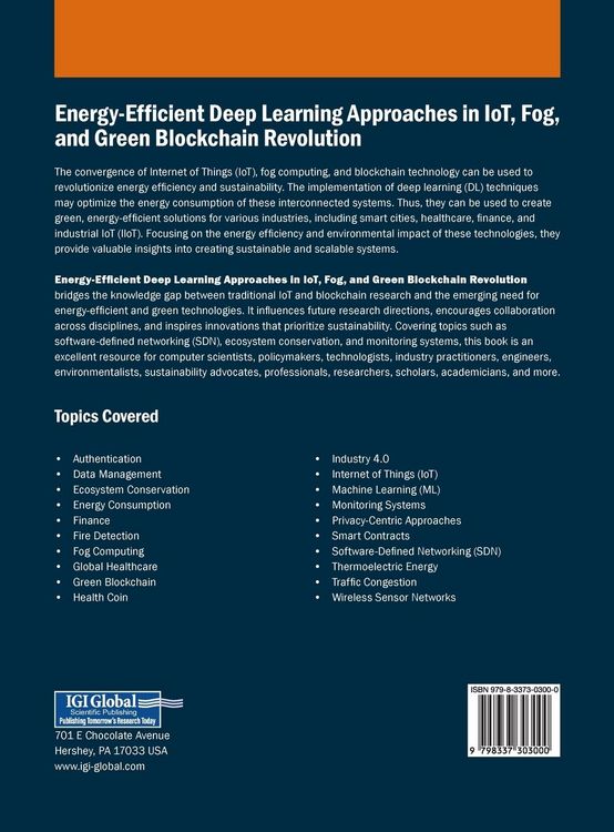 Produktbild: Energy-Efficient Deep Learning Approaches in IoT, Fog, and Green Blockchain Revolution