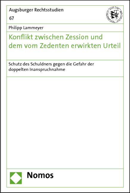Produktbild: Konflikt zwischen Zession und dem vom Zedenten erwirkten Urteil