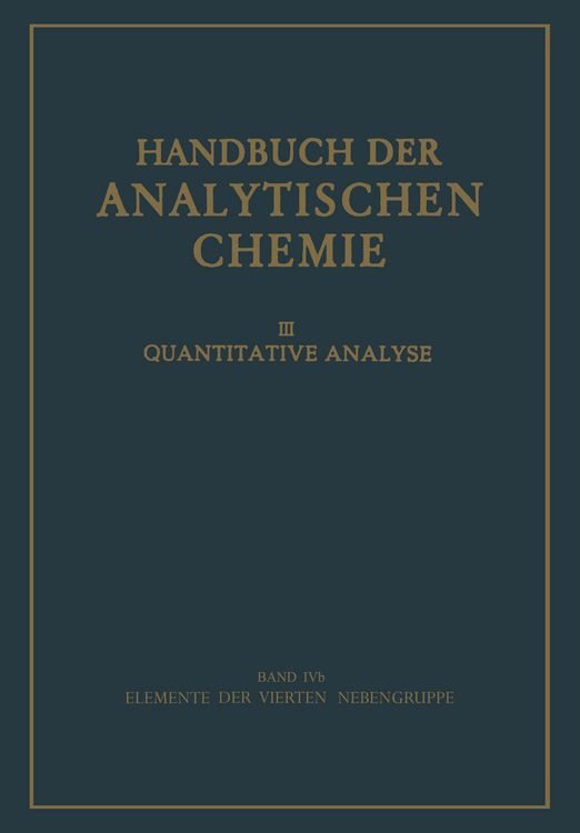 Produktbild: Elemente der Vierten Nebengruppe