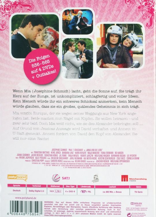 Produktbild: Anna und die Liebe - Box 19/Folge 536-565 [4 DVDs]