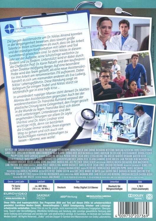 Produktbild: In aller Freundschaft - Die jungen &Auml;rzte - Staffel 4.1/Folgen 127-144 [6 DVDs]