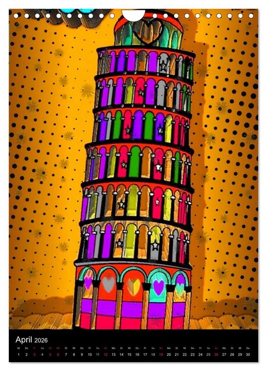 Produktbild: Pop ist auch eine ART von Nico Bielow (Wandkalender 2026 DIN A4 hoch), CALVENDO Monatskalender