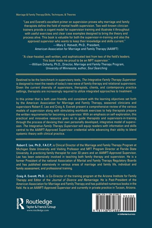 Produktbild: The Integrative Family Therapy Supervisor