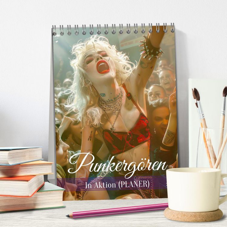 Produktbild: Punkerg&ouml;ren - In Aktion (Tischkalender 2026 DIN A5 hoch), CALVENDO Monatskalender