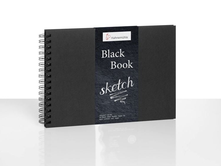 Produktbild: Hahnem&uuml;hle Papier Black Book, DIN A 5, 250 g/m&sup2;