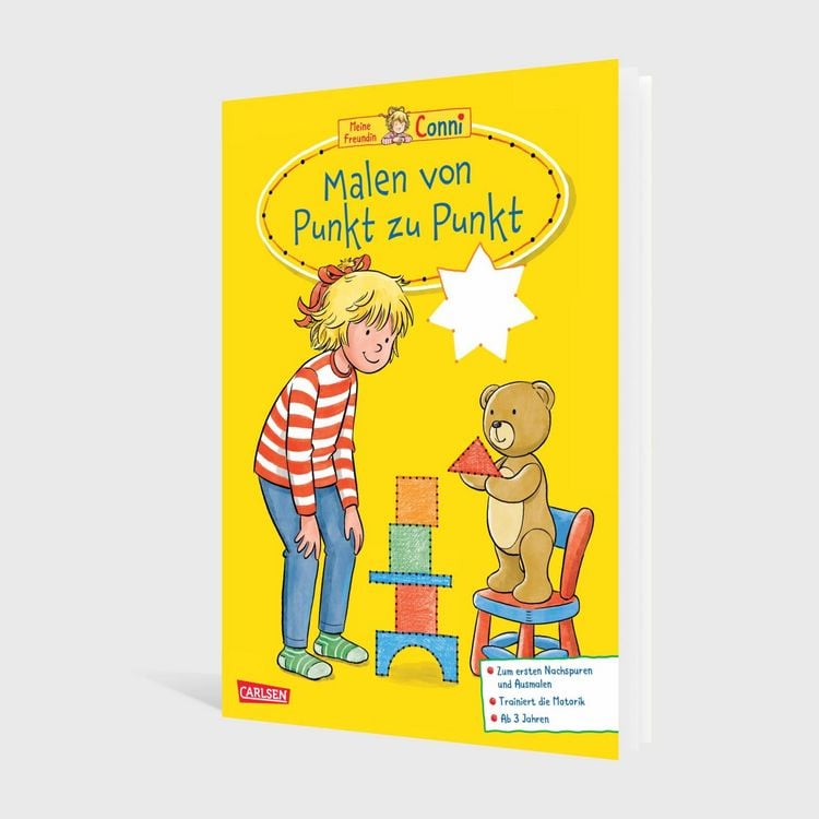 Produktbild: Conni Gelbe Reihe (Besch&auml;ftigungsbuch): Malen von Punkt zu Punkt