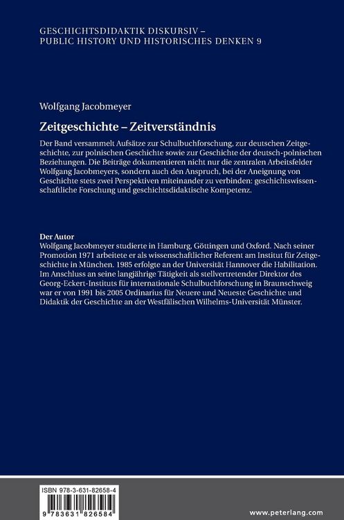 Produktbild: Zeitgeschichte &ndash; Zeitverst&auml;ndnis