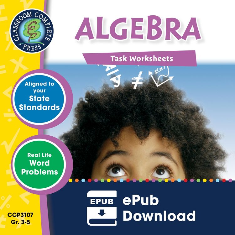 Produktbild: Algebra - Task Sheets Gr. 3-5