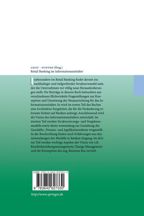 Produktbild: Retail Banking im Informationszeitalter