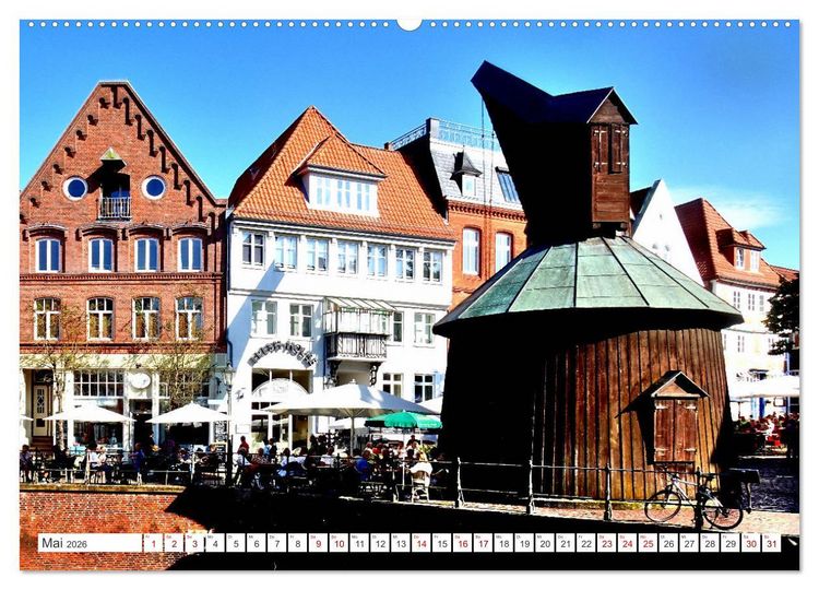Produktbild: Malerisches Stade (hochwertiger Premium Wandkalender 2026 DIN A2 quer), Kunstdruck in Hochglanz