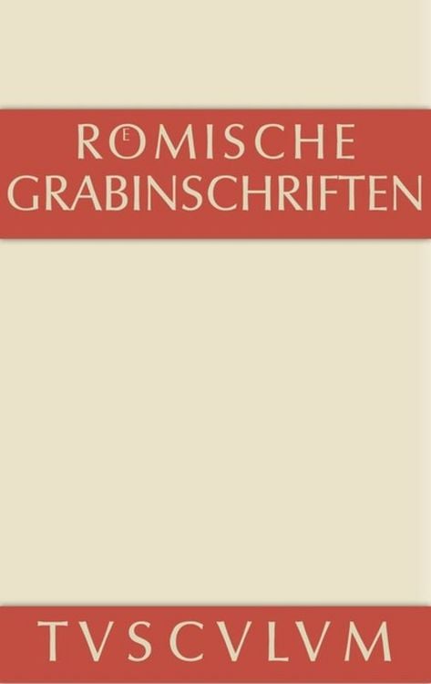 Produktbild: R&ouml;mische Grabinschriften