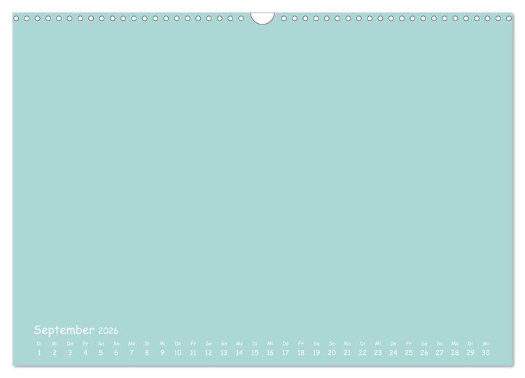 Produktbild: Regenbogen Kinder Bastelkalender - Zum Selbstgestalten - DIY Kreativ-Kalender (Wandkalender 2026 DIN A3 quer), CALVENDO Monatskalender