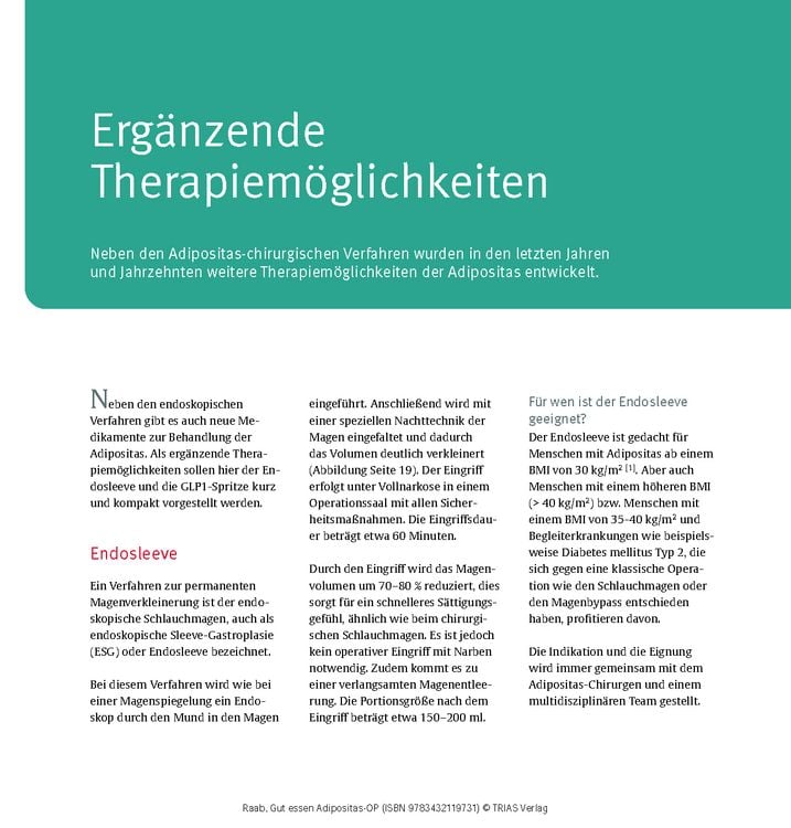 Produktbild: Gut essen Adipositas-OP