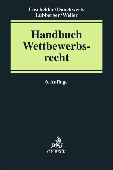 Produktbild: Handbuch Wettbewerbsrecht