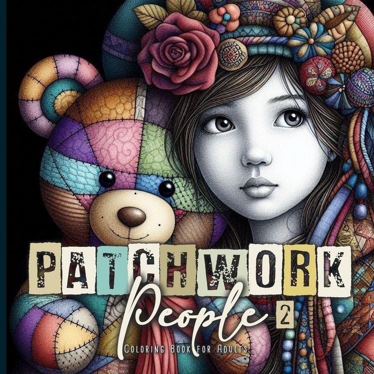 Produktbild: Patchwork People Coloring Book for Adults 2
