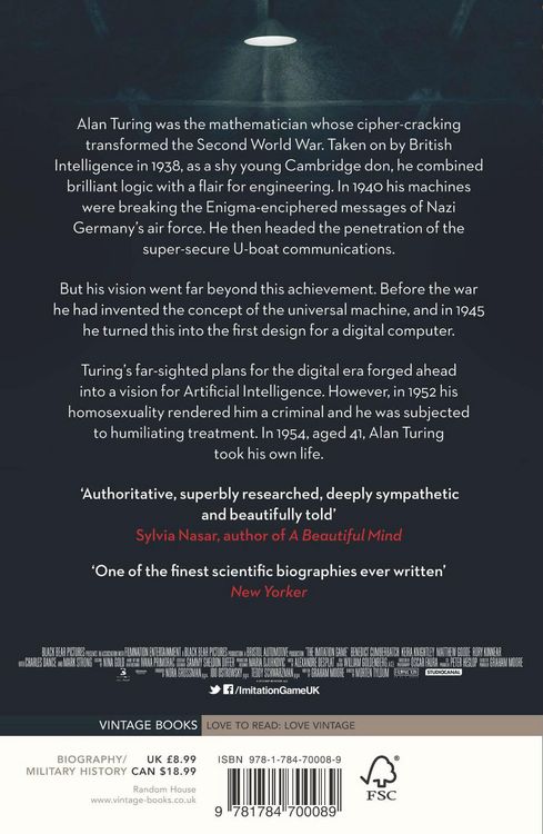 Produktbild: Alan Turing: The Enigma. Film Tie-In