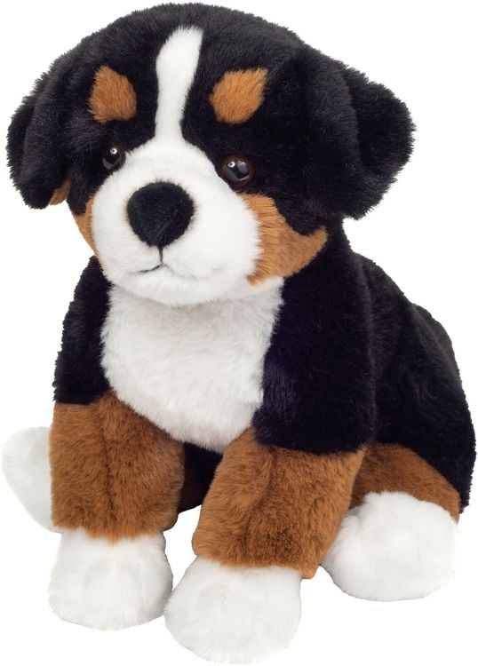 Produktbild: Teddy Hermann 91979 - Berner Sennenhund sitzend, Hund-Pl&uuml;schtier, 26 cm