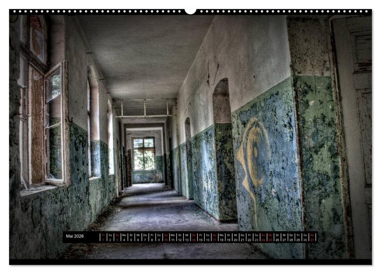 Produktbild: Lost Places, Vergessene Orte (hochwertiger Premium Wandkalender 2026 DIN A2 quer), Kunstdruck in Hochglanz