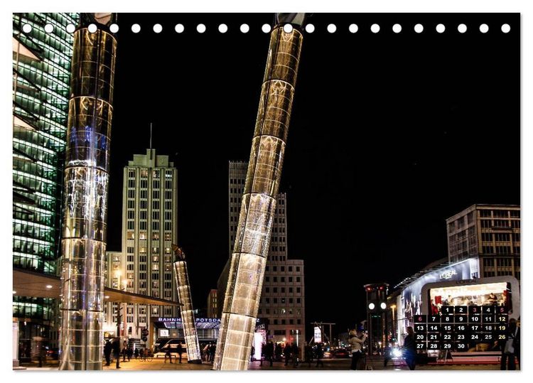 Produktbild: Berlin im Lichterglanz 2026 (Tischkalender 2026 DIN A5 quer), CALVENDO Monatskalender