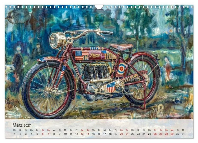 Produktbild: Kult-Motorr&auml;der der USA (Wandkalender 2027 DIN A3 quer), CALVENDO Monatskalender