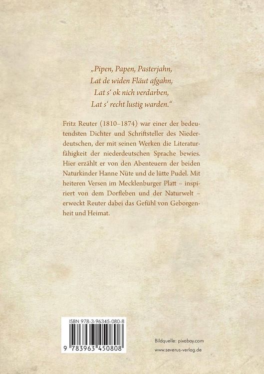 Produktbild: Hanne N&uuml;te un de l&uuml;tte Pudel