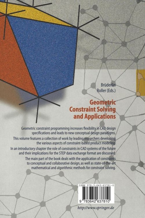 Produktbild: Geometric Constraint Solving and Applications