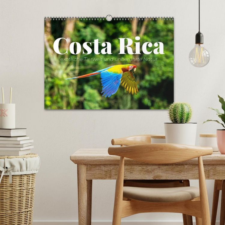 Produktbild: Costa Rica - exotische Tierwelt und unber&uuml;hrte Natur (Wandkalender 2026 DIN A3 quer), CALVENDO Monatskalender