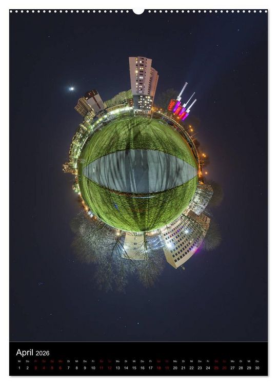 Produktbild: Planet Hannover (Wandkalender 2026 DIN A2 hoch), CALVENDO Monatskalender