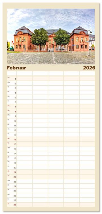 Produktbild: Familienplaner 2026 - Mainz - Gutenbergstadt am Rhein mit 5 Spalten (Wandkalender, 21 x 45 cm) CALVENDO