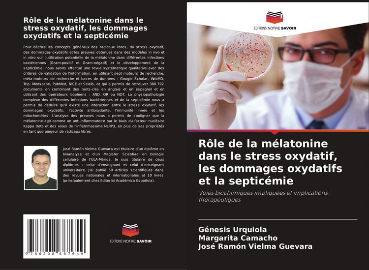 Produktbild: R&ocirc;le de la m&eacute;latonine dans le stress oxydatif, les dommages oxydatifs et la septic&eacute;mie
