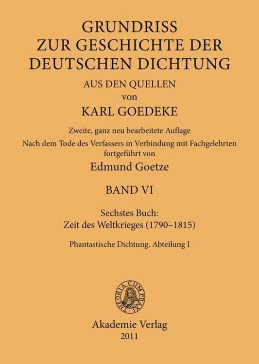 Produktbild: Siebentes Buch: Zeit des Weltkrieges (1790&ndash;1815)