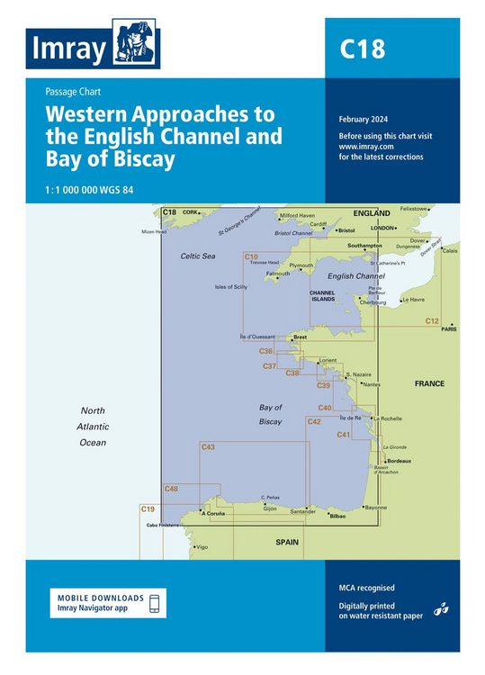 Produktbild: C18 Western Approaches to the English Channel & Bay of Biscay