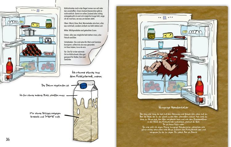 Produktbild: The Caveman Inside. Der Survival-Guide f&uuml;r die erste eigene Wohnung.