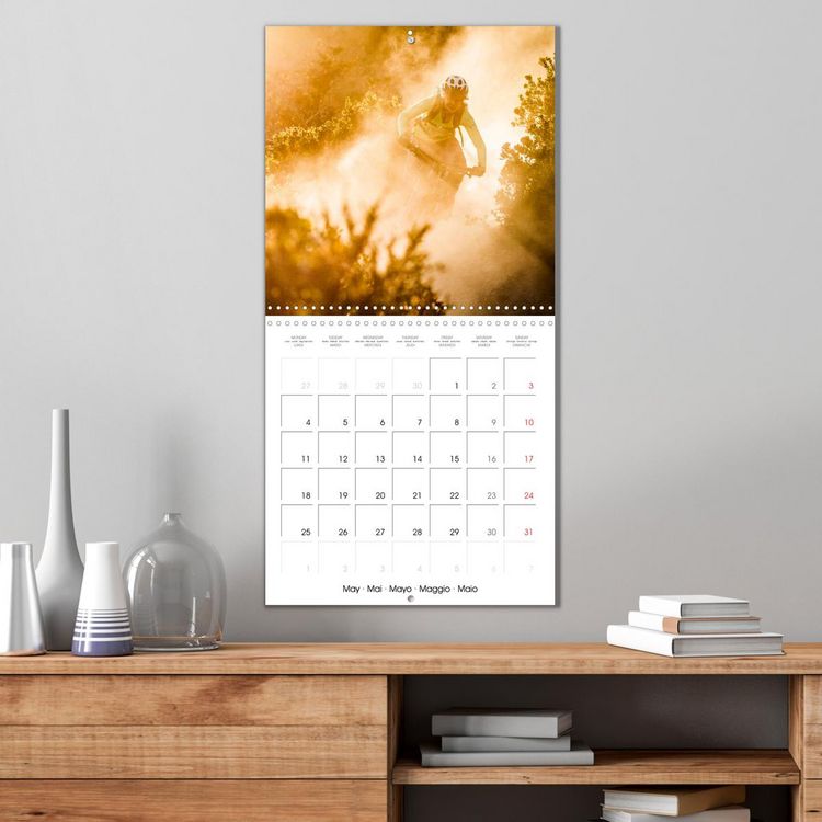 Produktbild: Mountain biking: Up hill and down dale (Wall Calendar 2026 12 &times; 12 Inch) CALVENDO 12 Month Wall Calendar