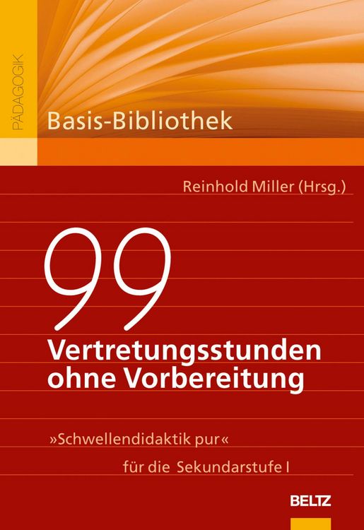 Produktbild: 99 Vertretungsstunden ohne Vorbereitung