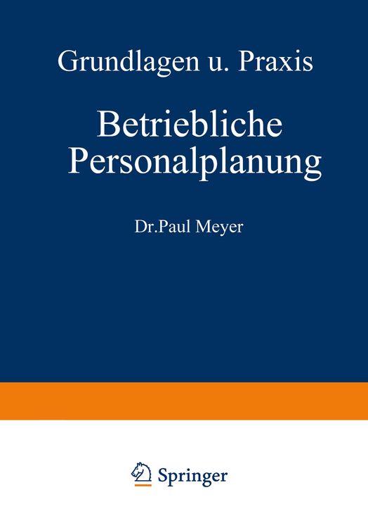 Produktbild: Betriebliche Personalplanung
