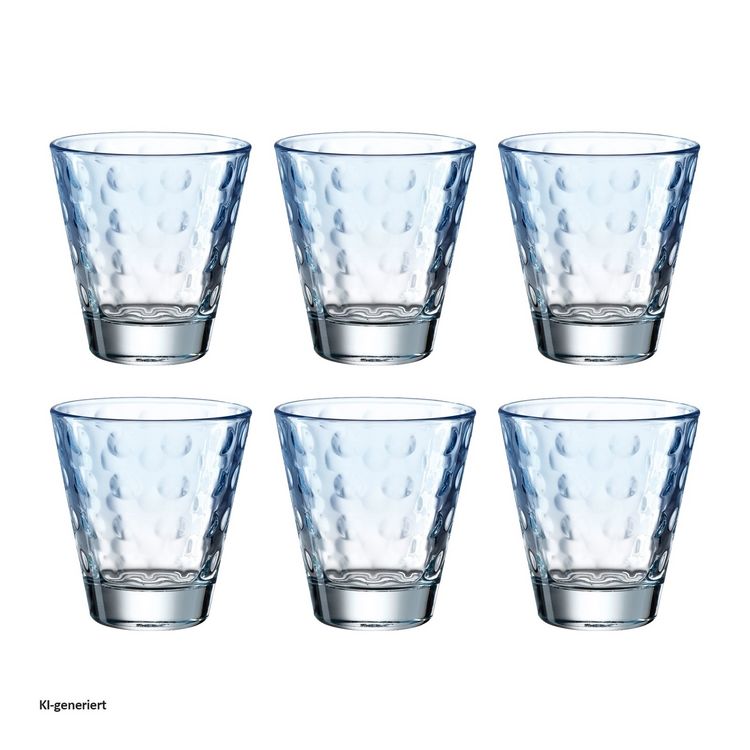 Produktbild: Leonardo Trinkglas 215 ml, 6er Optic Trinkglas 215 ml, 6er Optic