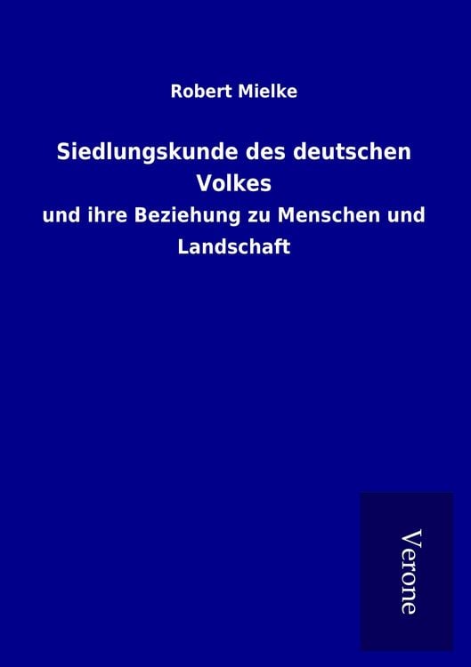 Produktbild: Siedlungskunde des deutschen Volkes