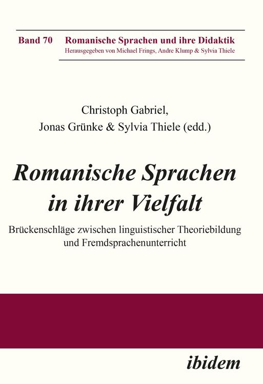 Produktbild: Romanische Sprachen in ihrer Vielfalt