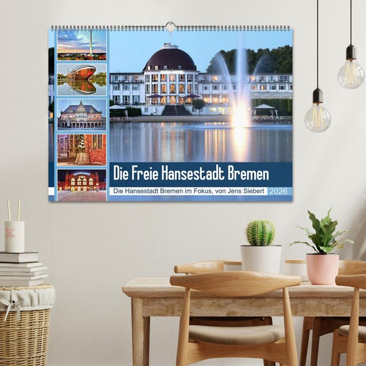 Produktbild: Die Freie Hansestadt Bremen (Wandkalender 2026 DIN A2 quer), CALVENDO Monatskalender