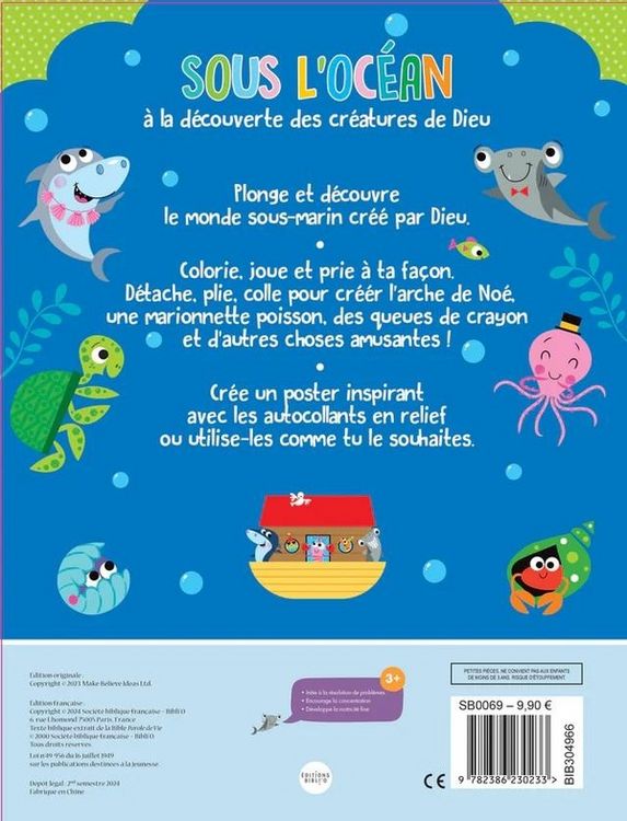 Produktbild: Sous l'oc&eacute;an : &agrave; la d&eacute;couverte des cr&eacute;atures de Dieu