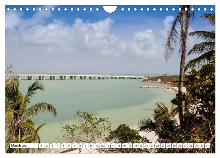 Produktbild: Sunshine State Florida Nature, Wildlife, National Parks (Wall Calendar 2027 DIN A4 landscape), CALVENDO 12 Month Wall Calendar