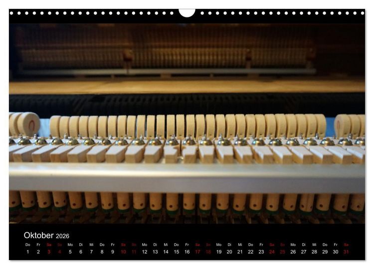 Produktbild: Klavier Momente (Wandkalender 2026 DIN A3 quer), CALVENDO Monatskalender