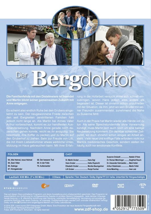 Produktbild: Der Bergdoktor - Staffel 7 [3 DVDs]