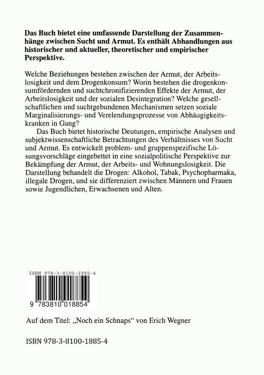 Produktbild: Sucht und Armut