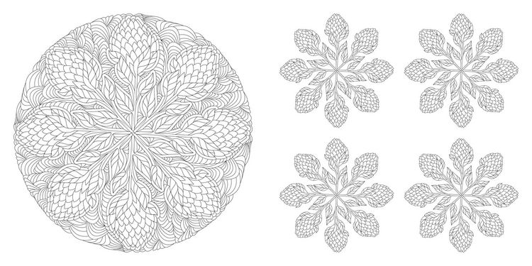 Produktbild: Floral Mandalas Colouring book