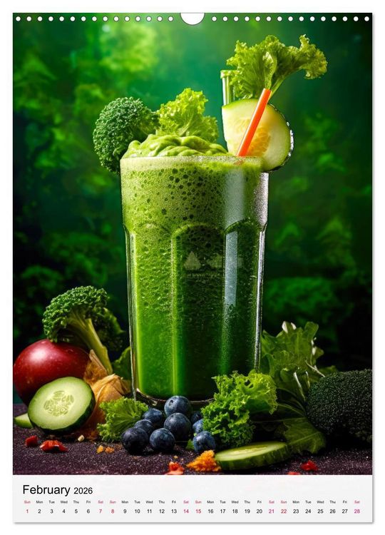 Produktbild: Smoothie Symphony (Wall Calendar 2026 DIN A3 portrait), CALVENDO 12 Month Wall Calendar