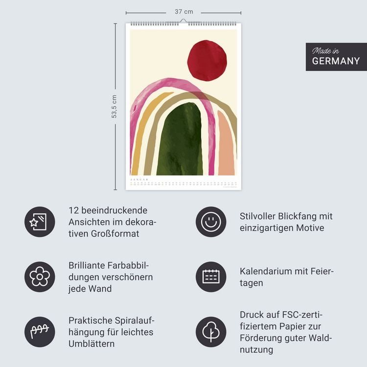 Produktbild: Gallery Wall Posterkalender 2027