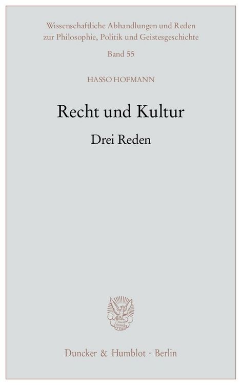 Produktbild: Recht und Kultur.